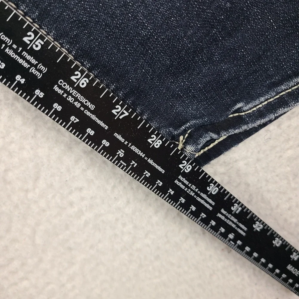 Silver Jeans Womens 33x29 Blue Suki Skinny Dark Wash Denim